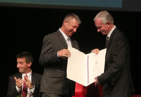 PODELITEV PRIZNANJ  FRAN GERBIČ 23 FOTO LJUBO VUKELIČ